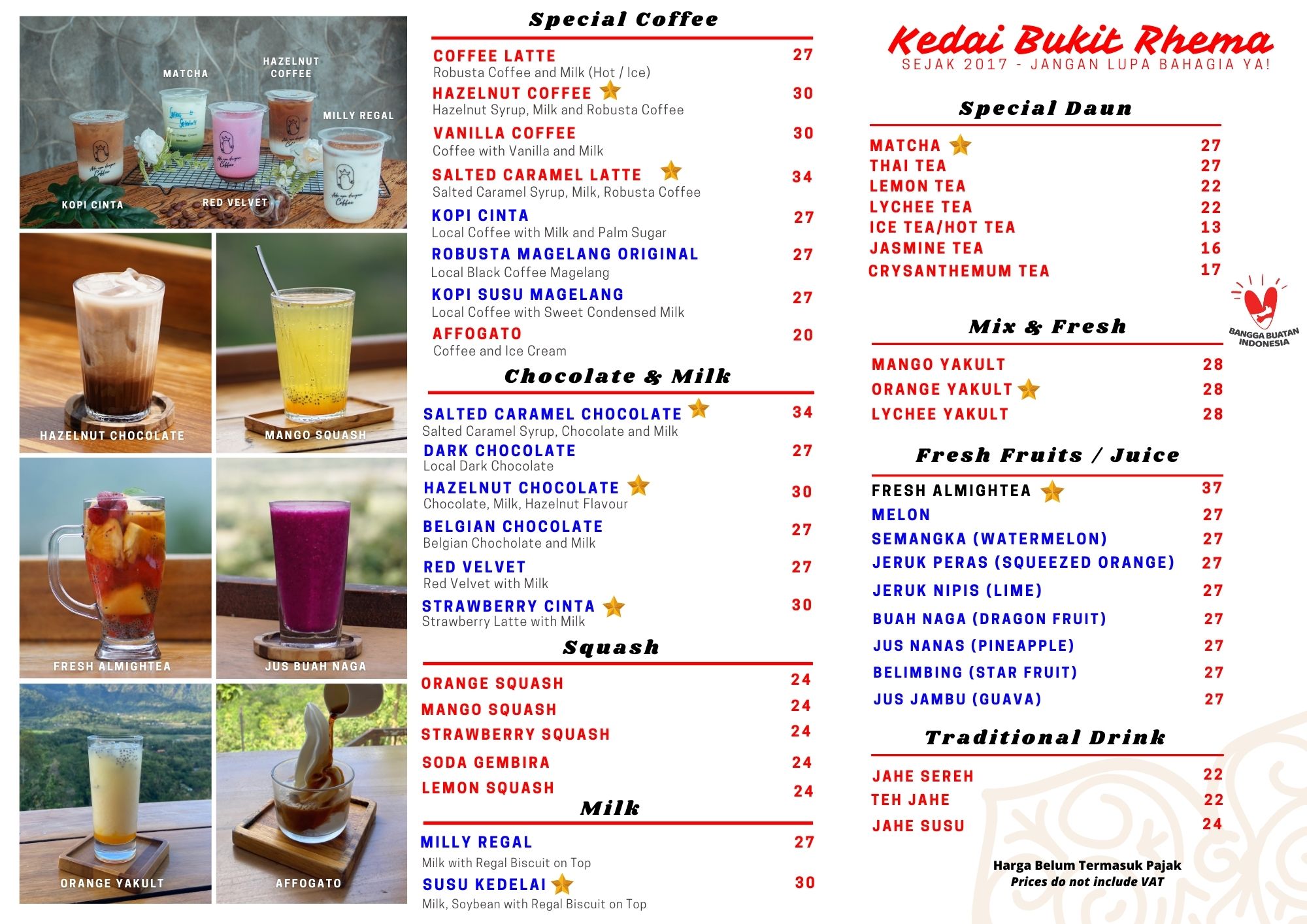 Bukit Rhema Shop Menu 2024 5 Menu Kedai Bukit Rhema Borobudur