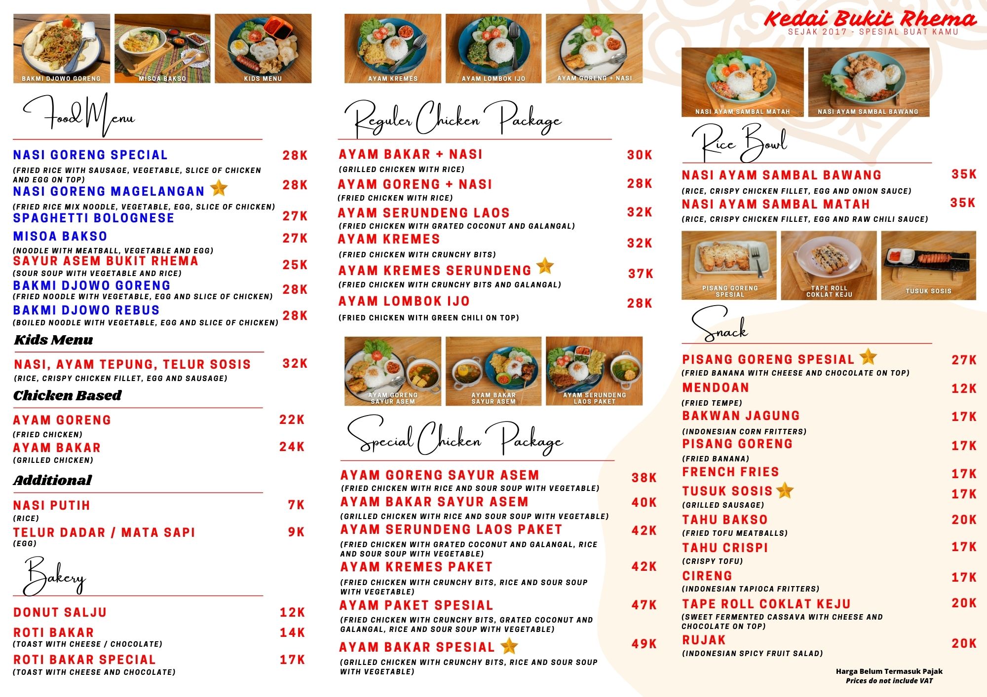 Bukit Rhema Shop Menu 2024 6 Menu Kedai Bukit Rhema Borobudur