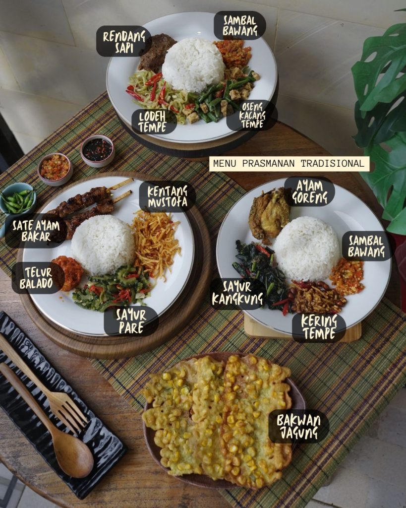 Kedai Bukit Rhema Buffet: Borobudur Resto with Javanese Cuisine and Traditional Food 9 Various Traditional Menus at Magelang Resto