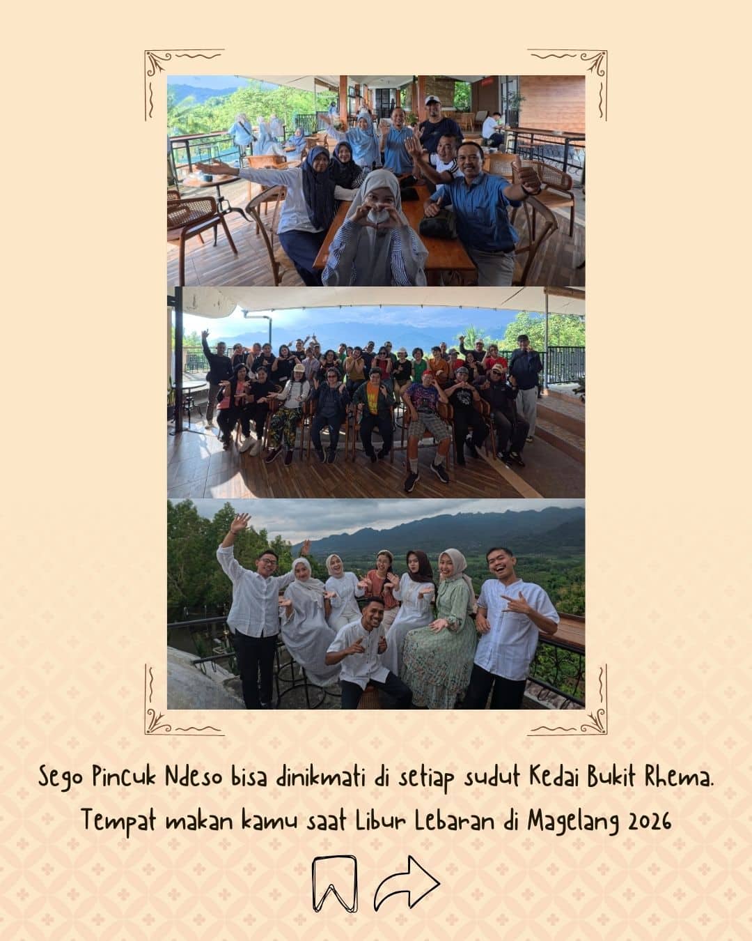 婆罗浮屠 2026 年开斋节旅游:在 Kedai Bukit Rhema 享受鸡教堂日出和特色早餐 13
