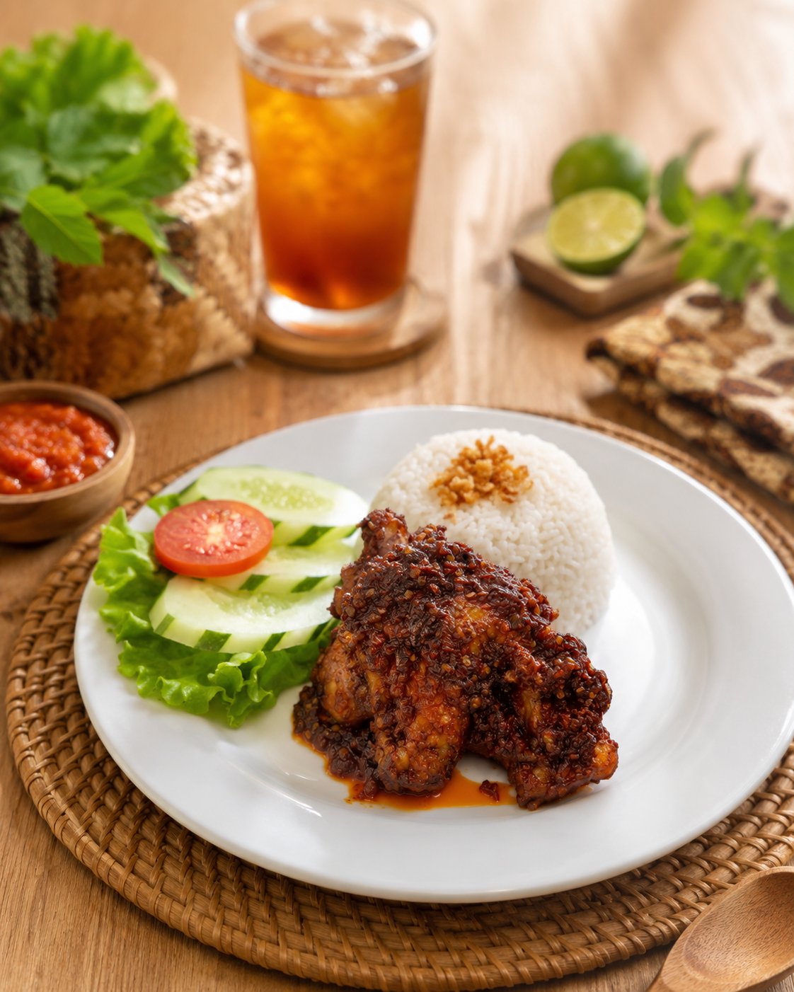 香料烤鸡:婆罗浮屠附近最棒的午餐体验 11 ayam bakar rempah kedai bukit rhema borobudur