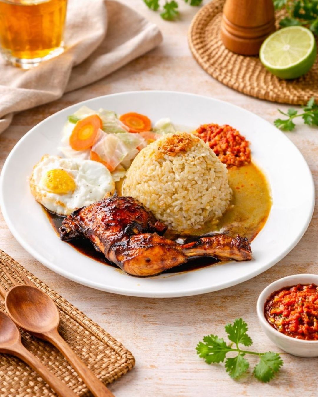 Nusantara Gewürz-Grillhähnchen: Das beste Mittagessen in der Nähe von Borobudur 20 Menu Nikmat Ayam Bakar Nusantara Kbr