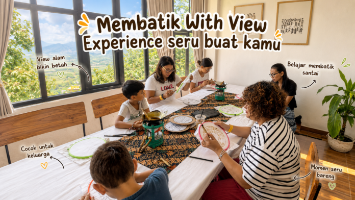 featured-membatik-borobudur-view Rombongan Ibu Sabrina membatik di Borobudur dengan pemandangan Perbukitan Menoreh