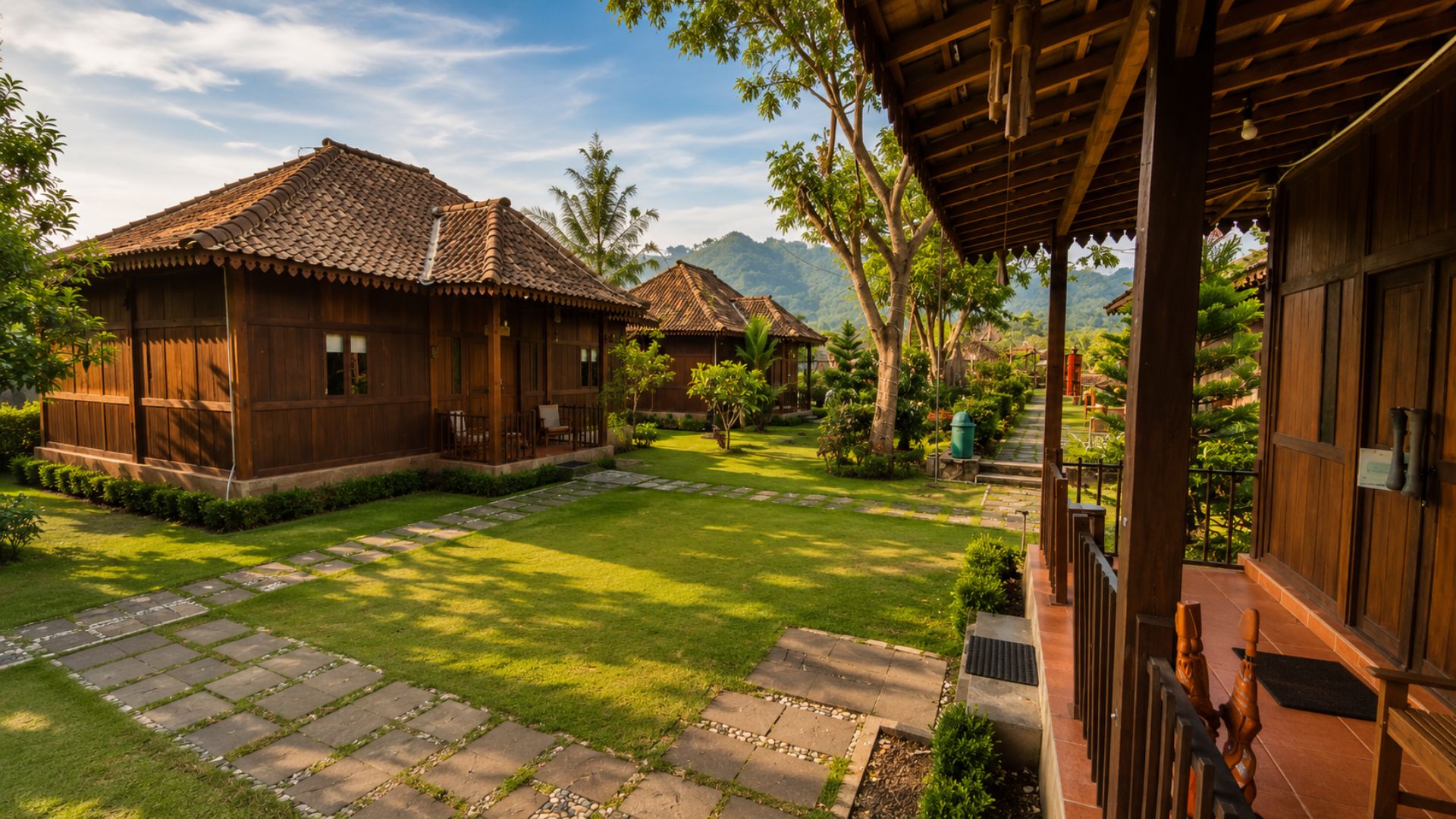 Borobudur 地区乡村民宿:难忘的村民家住宿体验 7 Suasana homestay desa di kawasan Borobudur
