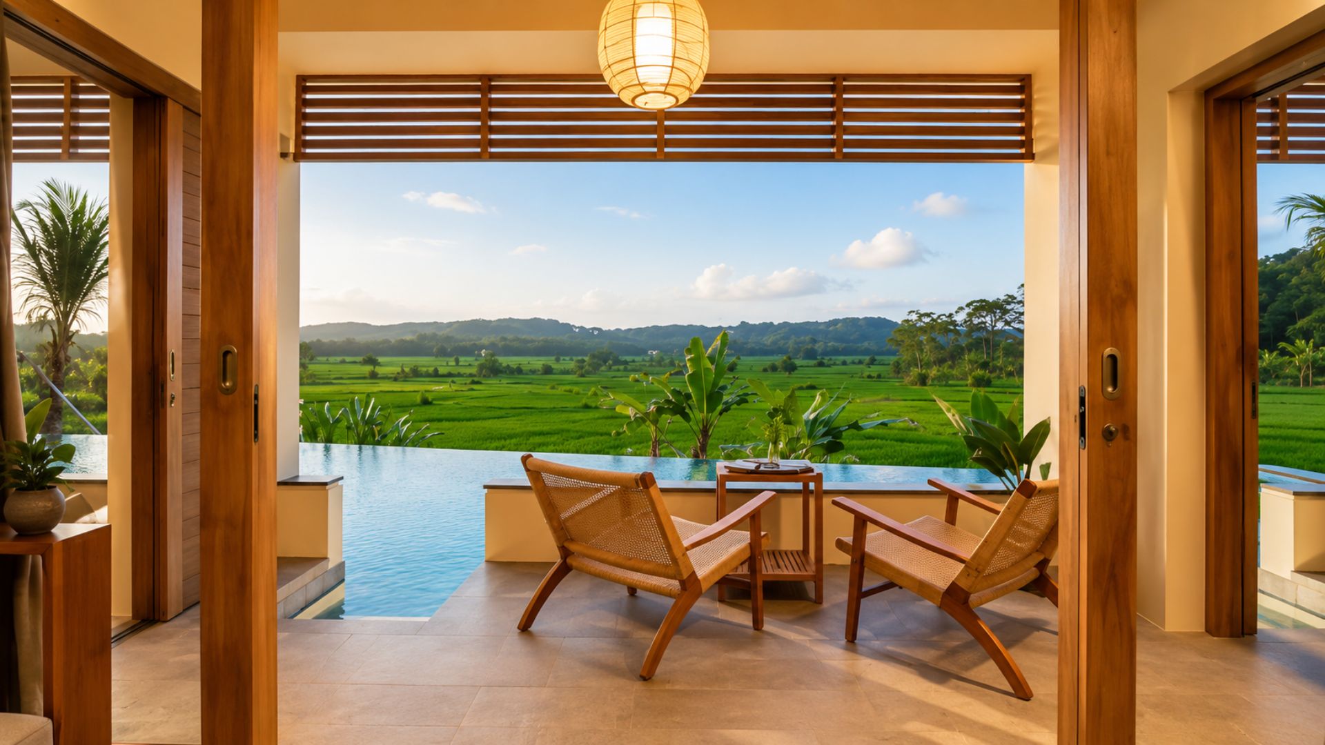 Villa & Penginapan Premium Dekat Borobudur: View Sawah, Private Pool & Golden Hour dari Kamar 6 villa premium Borobudur di kawasan Borobudur
