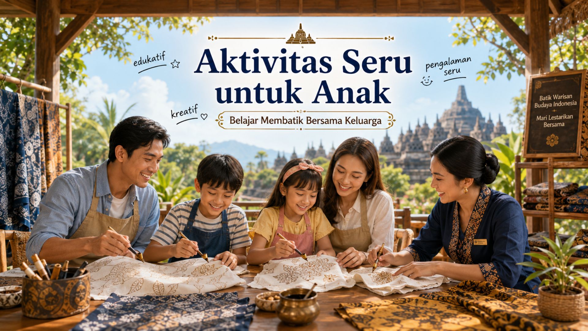 Panduan Wisata Keluarga ke Borobudur: Candi, Bukit Rhema, Playground, dan Makan Bersama 2 wisata keluarga Borobudur di kawasan Borobudur