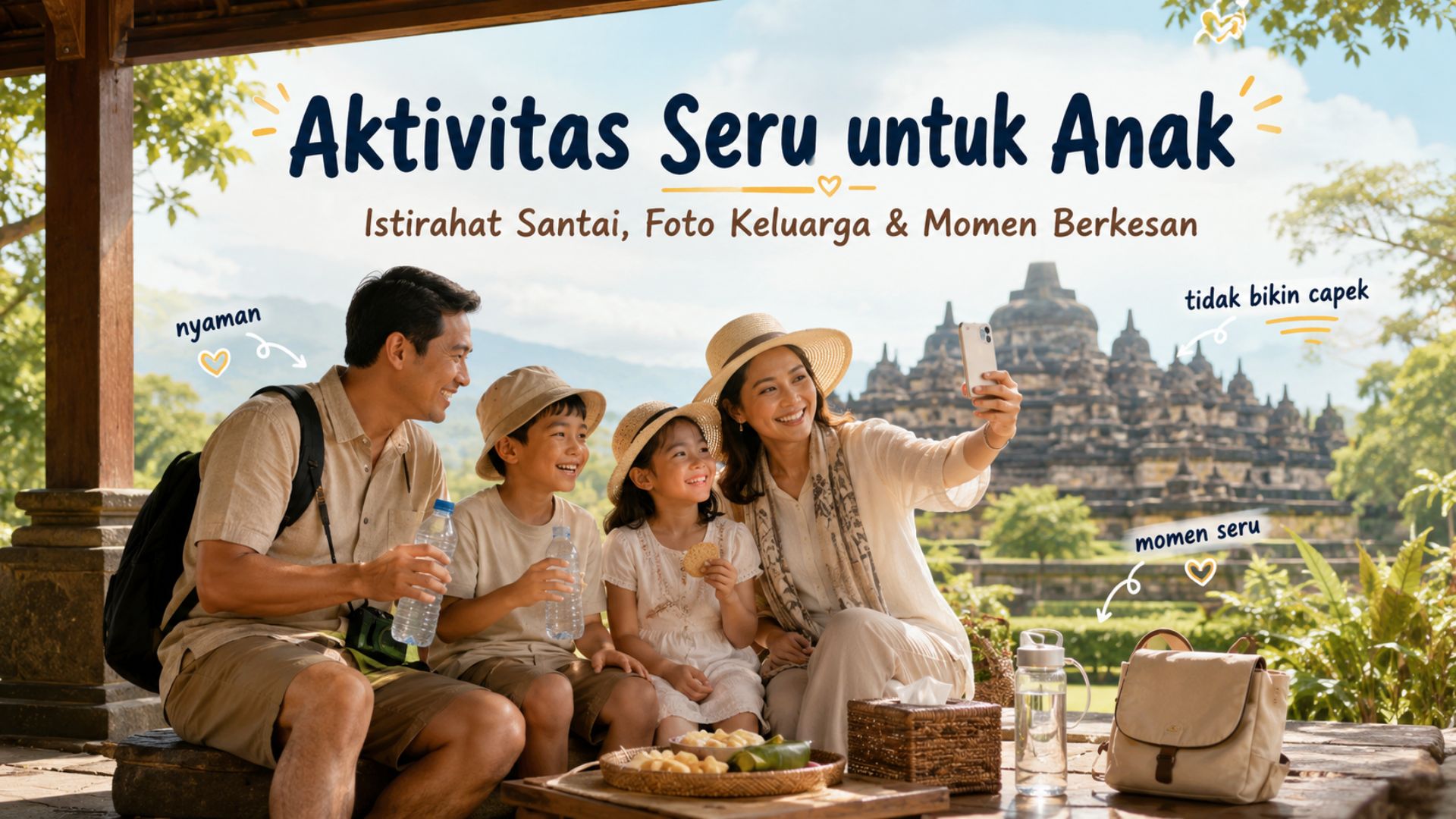 Kunjungan ke Candi Borobudur Bersama Anak: Cara Bikin Berkesan, Bukan Sekadar Capek 2 kunjungan Candi Borobudur bersama anak di kawasan Borobudur