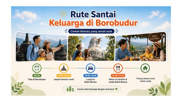 waktu-terbaik-wisata-keluarga-borobudur-featured Waktu Terbaik Bawa Anak ke Borobudur: Musim, Jam Masuk & Cara Hindari Antrean Panjang