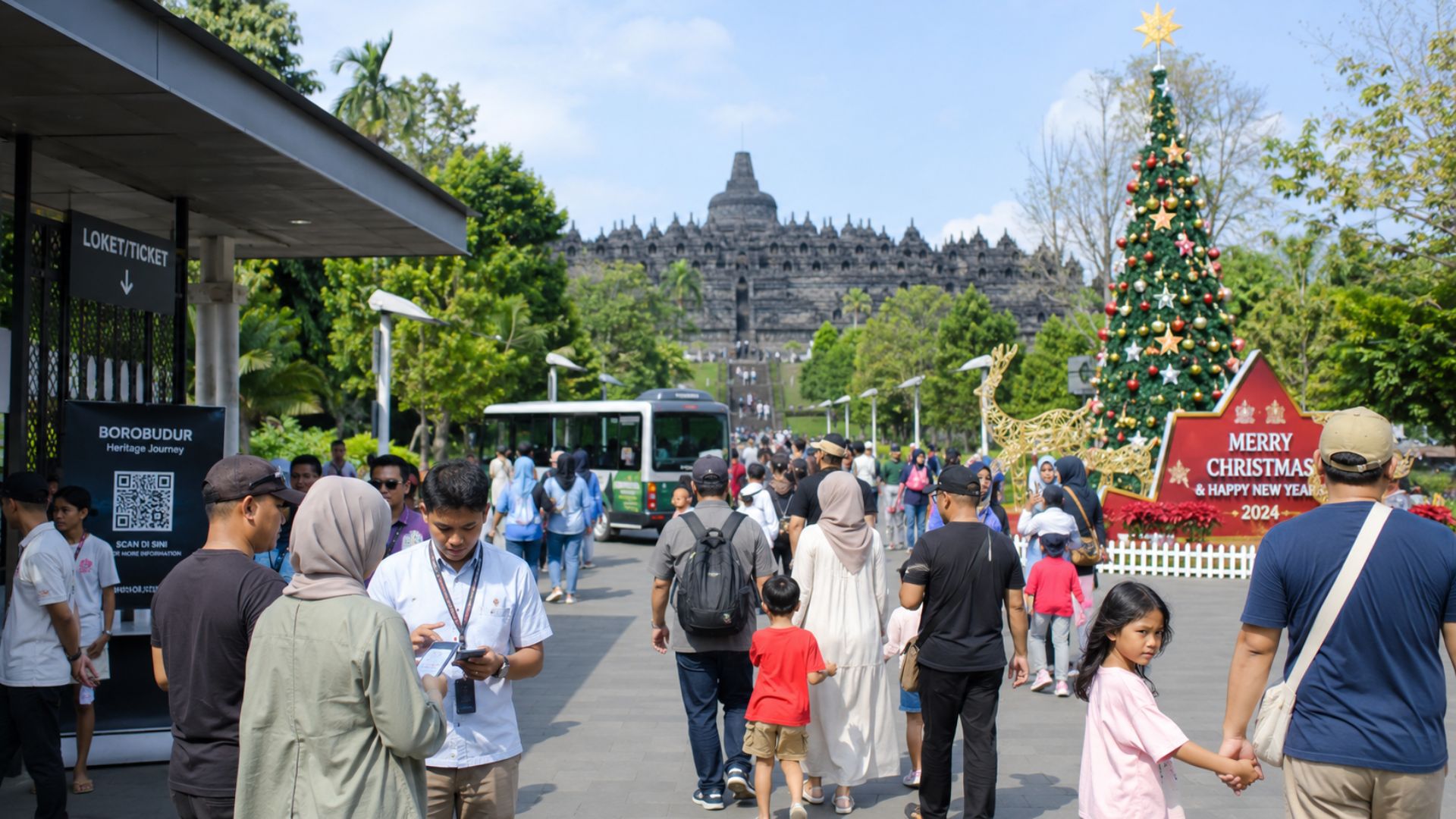Apakah Borobudur Buka saat Natal dan Tahun Baru? Semua yang Perlu Kamu Tahu 2 Borobudur buka Natal Tahun Baru di kawasan Borobudur